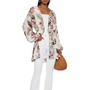 Seafolly Women's Ocean Alley Belted Printed Woven Kimono